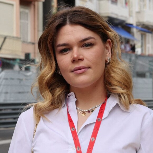 Camille Gottlieb - La famille royale de Monaco au podium du Grand Prix F1 de Monaco lors de la remise du trophée à S.Perez, vainqueur de la course. © Claudia Albuquerque / Bestimage 