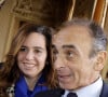 Eric Zemmour et sa conseillère politique Sarah Knafo à Paris
