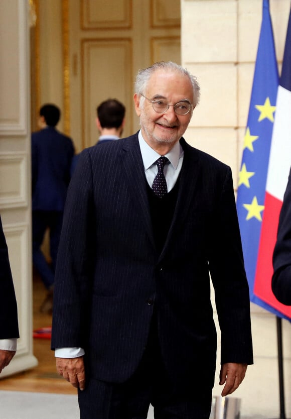 Jacques Attali - Cérémonie d'investiture du président de la République, Emmanuel Macron au Palais de l'Elysée à Paris le 7 Mai 2022, suite à sa réélection le 24 avril dernier