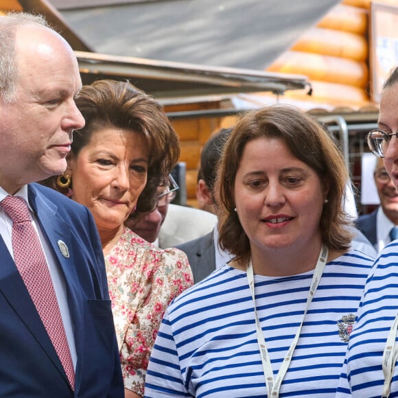 Le prince Albert II à la fête des Fiefs 3ème rencontre des sites historiques Grimaldi de Monaco, le 4 juin 2022. © Claudia Albuquerque/Bestimage