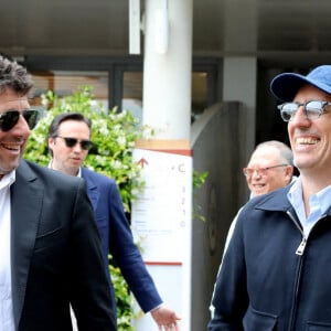 Patrick Bruel, Gad Elmaleh au village lors des Internationaux de France de Tennis de Roland Garros 2022 à Paris, France, le 5 juin 2022. © Dominique Jacovides/Bestimage 