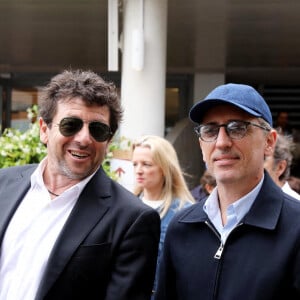 Patrick Bruel, Gad Elmaleh au village lors des Internationaux de France de Tennis de Roland Garros 2022 à Paris, France, le 5 juin 2022. © Dominique Jacovides/Bestimage 