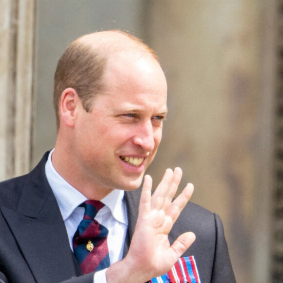 Le prince William, duc de Cambridge, et Catherine (Kate) Middleton, duchesse de Cambridge - Les membres de la famille royale et les invités lors de la messe célébrée à la cathédrale Saint-Paul de Londres, dans le cadre du jubilé de platine (70 ans de règne) de la reine Elisabeth II d'Angleterre. Londres, le 3 juin 2022. 