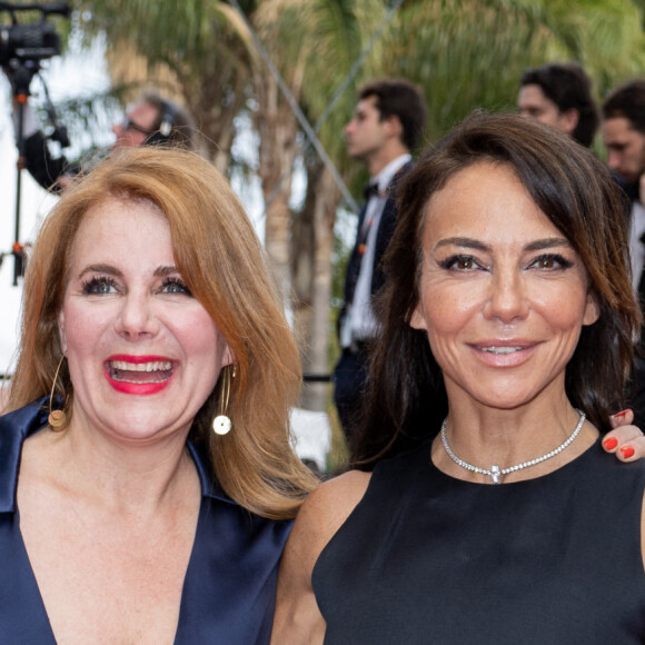 Ariane Seguillon, Sandra Sisley - Montée des marches du film "Broker (Les bonnes étoiles)" lors du 75e Festival de Cannes. Le 26 mai 2022. © Olivier Borde / Bestimage