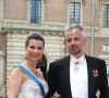 La princesse Martha Louise de Norvège et son mari Ari Behn - Arrivées au mariage de Carl Philip de Suède et Sofia Hellqvist à la chapelle du palais royal à Stockholm le 13 juin 2015 