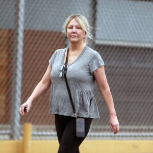 Exclusif - Heather Locklear a acheté des vitamines dans une pharmacie de Los Angeles, le 19 mai 2022.