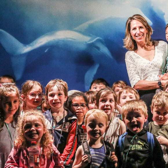 Exclusif : Maud Fontenoy, ambassadrice auprès du ministère de l'Education Nationale et de la Jeunesse, pour l'éducation à la mer et les Classes de mer lors de la remise des prix de la Maud Fontenoy Foundation et de la mission "Classes de mer" à l'occasion de la Journée Mondiale des Océans à l'aquarium du Trocadéro à Paris, France, le 7 juin 2022. © Stéphane Lemouton/Bestimage