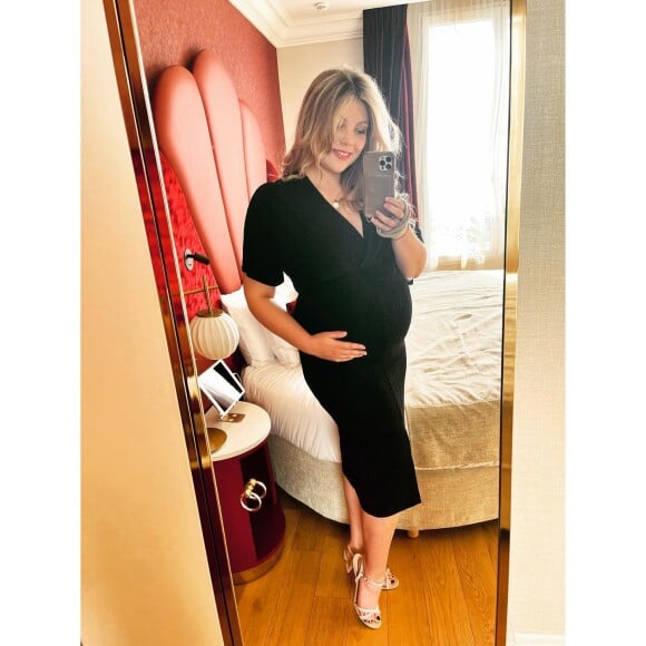 Héloïse Martin enceinte sur Instagram. Le 5 mai 2022.