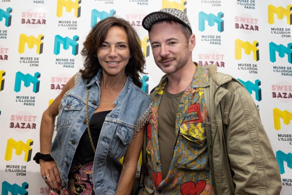 Sandra Sisley, Frédéric Fontan - Soirée "Just an Illusion" au musée de l'Illusion à Paris le 8 juin 2022. © Jérémy Melloul/Bestimage 