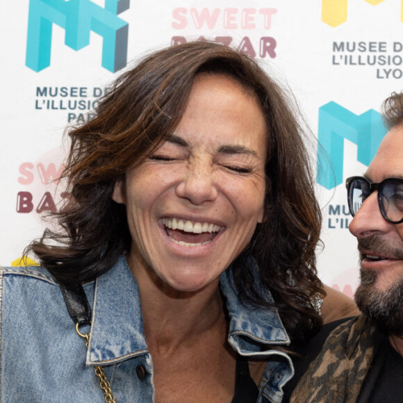 Sandra Sisley, Fabien Fragione - Soirée "Just an Illusion" au musée de l'Illusion à Paris le 8 juin 2022. © Jérémy Melloul/Bestimage 