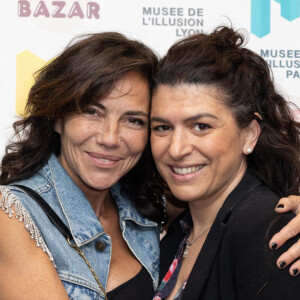 Sandra Sisley, Elise Boghossian - Soirée "Just an Illusion" au musée de l'Illusion à Paris le 8 juin 2022.  © Jérémy Melloul/Bestimage 