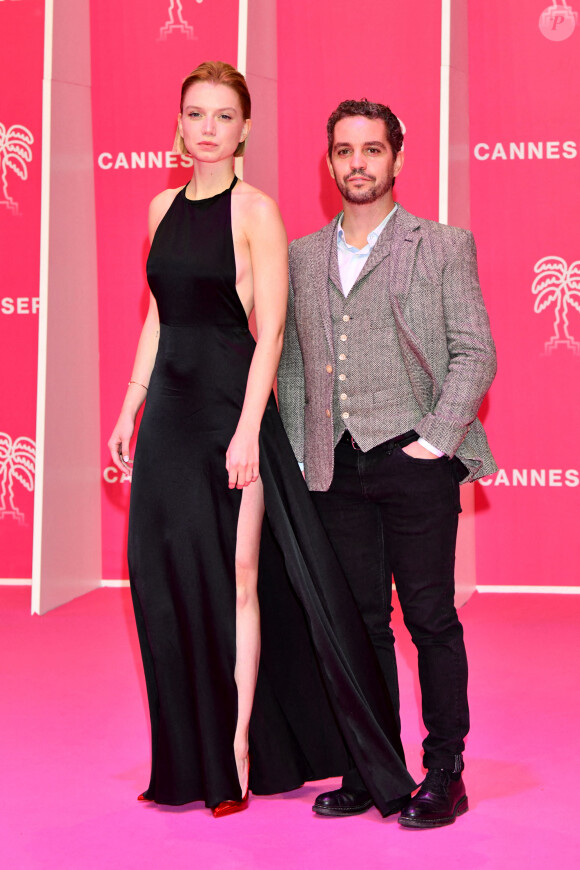 Eden Ducourant et Bruno Sanches durant la seconde soirée du 4eme Canneseries au Palais des Festivals à Cannes, le 9 octobre 2021. Le festival se déroule jusqu'au 13 octobre. © Bruno Bebert / Bestimage