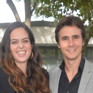 Anouchka Delon enceinte et son compagnon Julien Dereims - Arrivées au défilé Elie Saab "Collection Prêt-à-Porter Printemps/Eté 2020" lors de la Fashion Week de Paris (PFW), le 28 septembre 2019. © Veeren Ramsamy - Christophe Clovis / Bestimage 