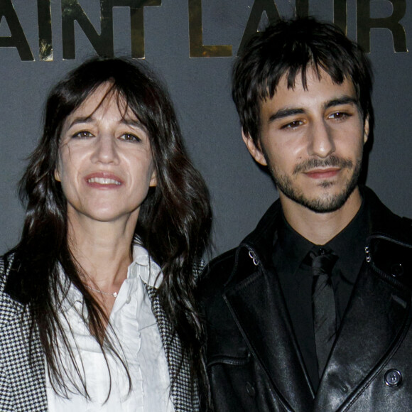 Charlotte Gainsbourg et son fils Ben Attal lors de la fashion week à Paris. © Olivier Borde/Bestimage 