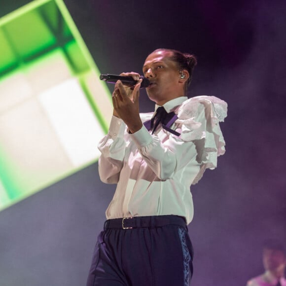 Le chanteur Stromae lors du Festival de Coachella à indio, Los Angeles, Californie, Etats-Unis, le 23 avril 2022. © Daniel DeSlover/Zuma Press/Bestimage 