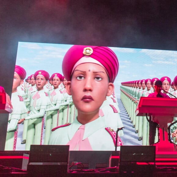 Le chanteur Stromae lors du Festival de Coachella à indio, Los Angeles, Californie, Etats-Unis, le 23 avril 2022. © Daniel DeSlover/Zuma Press/Bestimage 