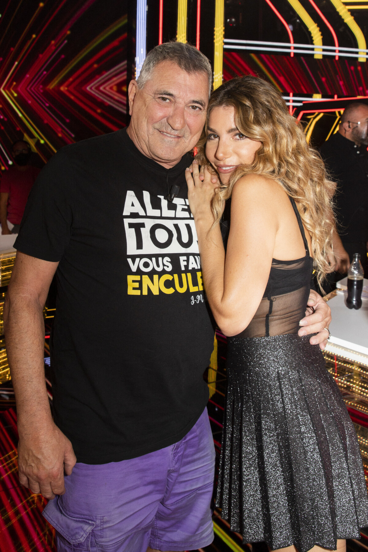 Photo : Lola Marois-Bigard et son mari Jean-Marie Bigard - Emission 