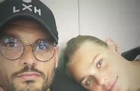 Florent Manaudou et sa fiancée Pernille Blume.
