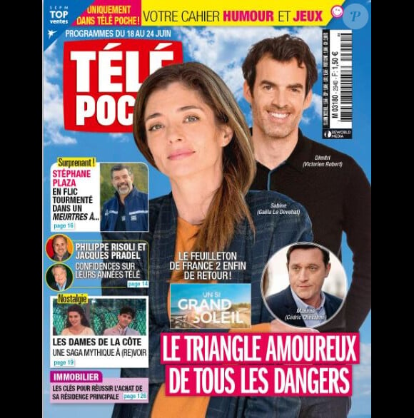 Couverture du magazine "Télé Poche" du 13 juin 2022