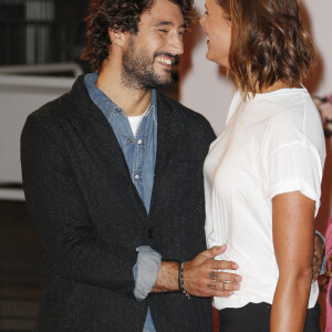 Laure Manaudou et son compagnon Jérémy Frérot - Arrivées à la 17ème cérémonie des NRJ Music Awards 2015 au Palais des Festivals à Cannes, le 7 novembre 2015. © Christophe Aubert via Bestimage 