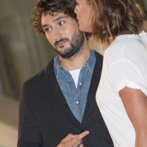 Laure Manaudou et son compagnon Jérémy Frérot - Arrivées à la 17ème cérémonie des NRJ Music Awards 2015 au Palais des Festivals à Cannes, le 7 novembre 2015. 