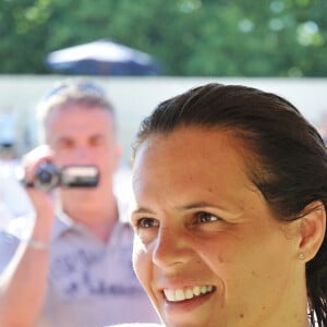 Laure Manaudou replonge pour le 8ème meeting de natation de Carcassonne le 28 juin 2015.