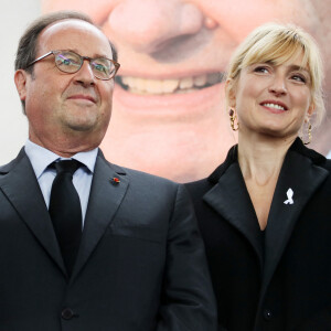 François Hollande et Julie Gayet - Claude Chirac, son mari Frédéric Salat-Baroux et son fils Martin Rey-Chirac se sont rendus au musée du président Jacques Chirac de Sarran en Corrèze