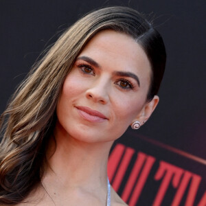 Hayley Atwell à la première du film "Doctor Strange in the Multiverse of Madness" à Los Angeles, le 2 mai 2022. 