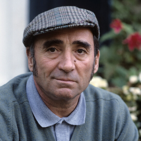 Claude Brasseur à son domicile, dans sa maison de campagne, Chantoiseau. Octobre 1989 © Michel Croizard via Bestimage