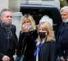 Laurent Olmedo et sa compagne Marion, Mathilde Seigner et Mathieu Petit à Neuilly-sur-Seine, France, le 30 avril 2021.