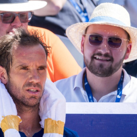 Richard Gasquet - Le Français R.Gasquet battu par l'Argentin P.Cachin (6-1, 7-5) lors de l'Open Sopra Storia à Villeurbanne, le 11 juin 2022. © Sandrine Thesillat / Panoramic / Bestimage