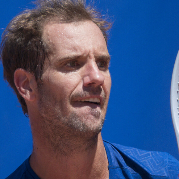 Le français Richard Gasquet participe à l'Open Sopra Steria à Villeurbanne, France, le 10 juin 2022. © Sandrine Thesillat/Panoramic/Bestimage