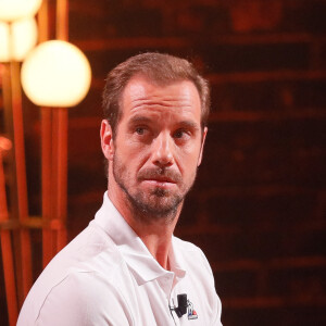 Exclusif - Richard Gasquet sur le plateau de l'émission "On est en direct (OEED)" , présentée par L.Salamé et L.Ruquier, diffusée en direct sur France 2 aux studios Rive Gauche à Paris, France, le 28 mai 2022. © Christophe Clovis/Bestimage