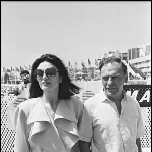 Anouk Aimée et Jean-Louis Trintignant à Cannes en 1986