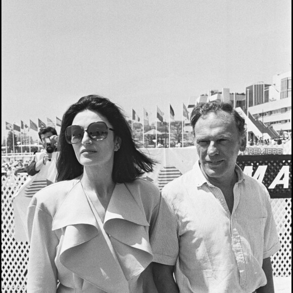 Anouk Aimée et Jean-Louis Trintignant à Cannes en 1986