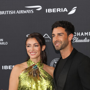 Rachel Legrain-Trapani (Miss France 2007) et son compagnon Valentin Léonard au photocall de la cérémonie d'ouverture de la 61ème édition du Festival de Télévision de Monte-Carlo au Grimaldi Forum, à Monaco, le 17 juin 2022. © Claudia Albuquerque/Bestimage 