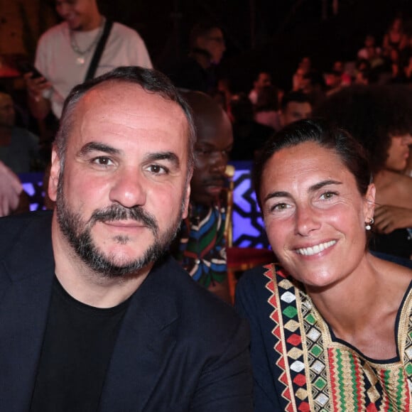 Exclusif - François-Xavier Demaison et Alessandra Sublet - Grand gala du "Marrakech du Rire 2022" pour la 10e édition à l'hôtel Selman de Marrakech, le 18 juin 2022. © Rachid Bellak/Bestimage