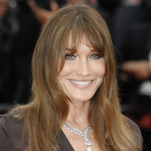 Carla Bruni à la montée des marches du film "Les Amandiers (Forever Young)" lors du 75ème Festival International du Film de Cannes © imageSPACE via Zuma Press/Bestimage 