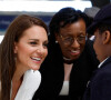 Catherine Kate Middleton, duchesse de Cambridge, et le prince William, duc de Cambridge lors de l'inauguration d'un monument à la gare de Waterloo pour célébrer le Windrush Day. le 22 juin 2022.