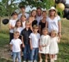 La famille Van Der Auwera de "Familles nombreuses" réunie pour les 15 ans de Colleen