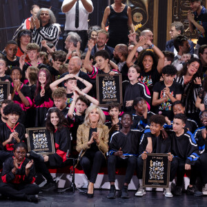 Brigitte Macron - Finale du Trophée d'Impro 2022 à la Comédie Française, organisée par la Fondation Culture & Diversité. @ Thomas Raffoux / Fondation Culture & Diversité 