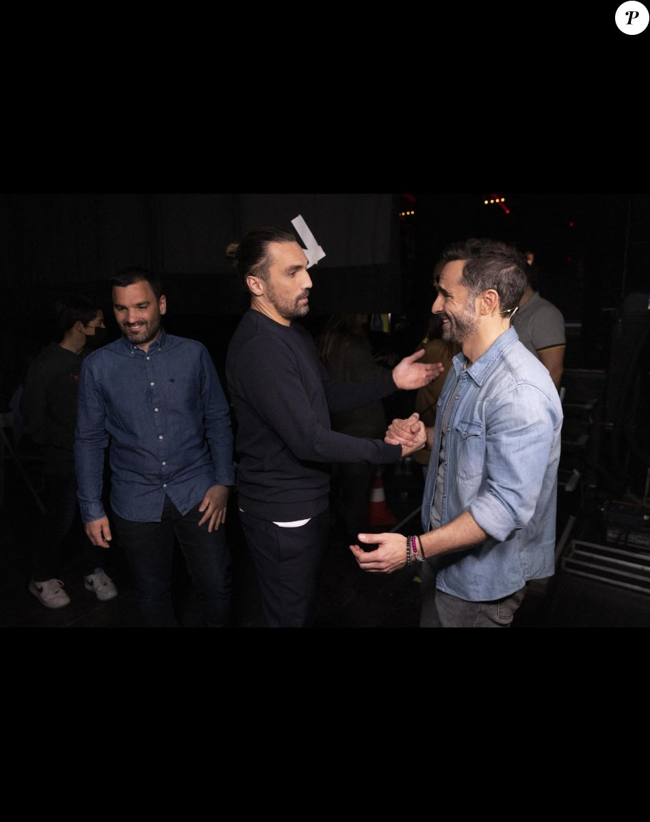 Exclusif - Florent Peyre - Backstage - Enregistrement de l'émission "La Chanson secrète 11" à Paris. © Jacovides-Moreau / Bestimage