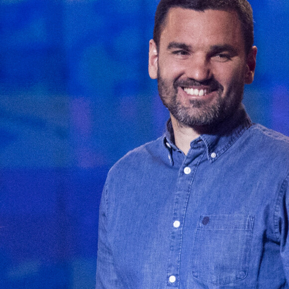 Exclusif - Florent Peyre et sa compagne Virginie Stref, Frédéric Decory - Enregistrement de l'émission "La Chanson secrète 11" à Paris. © Jacovides-Moreau / Bestimage