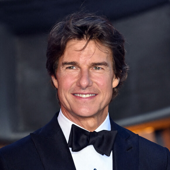 Tom Cruise à la première du film "Top Gun: Maverick" au cinéma Odeon, Leicester Square à Londres, le 19 mai 2022. 