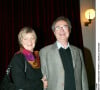 Daniel Prévost et sa femme Jette Bertelsen - Les éditions du "Cherche Midi" fêtent la nouvelel année 2003 le 22 janvier 2003