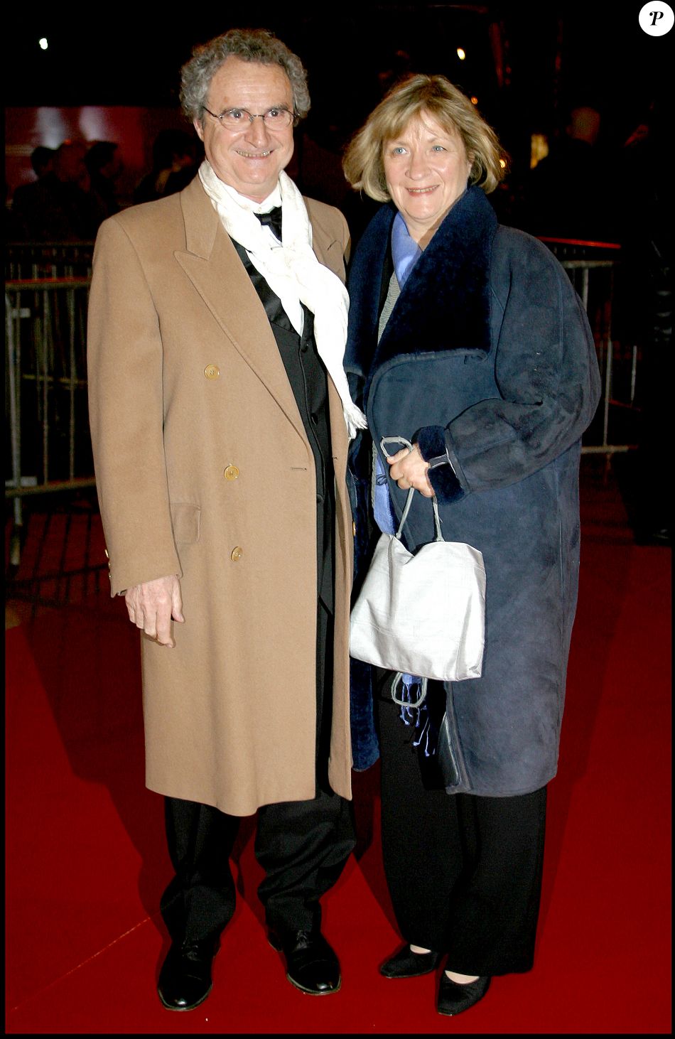 Daniel Prévost et sa femme Jette Bertelsen à la 29ème nuit des César le ...