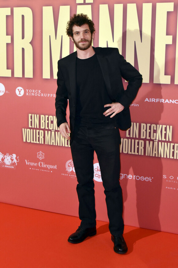 Félix Moati à la première de "Le Grand Bain" lors du Festival du Film Français à Berlin, le 28 novembre 2018.