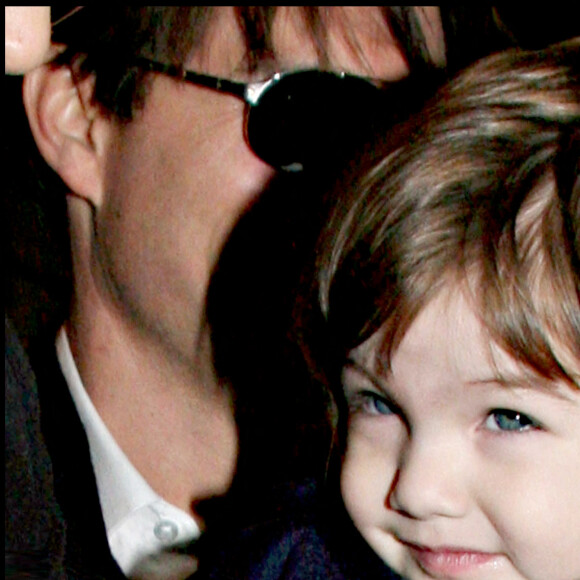 Tom Cruise et Katie Holmes avec leur fille Suri à New York