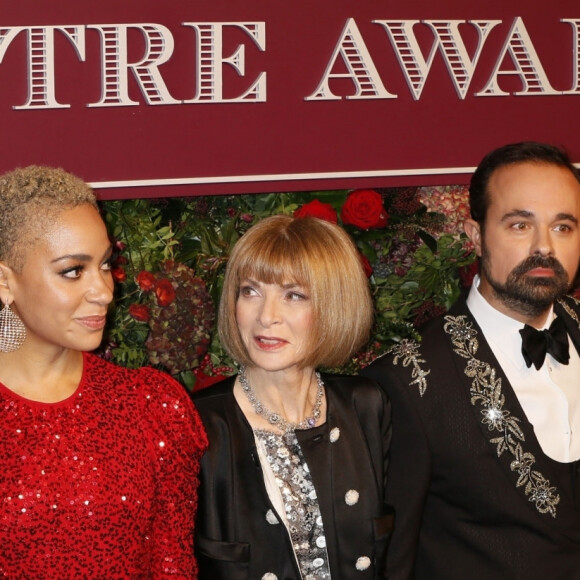 Damian Lewis, Cush Jumbo, Anna Wintour, Evgeny Lebedev, Helen McCrory - Soirée "Evening Standard Awards" au London Coliseum à Londres, le 24 novembre 2019. 