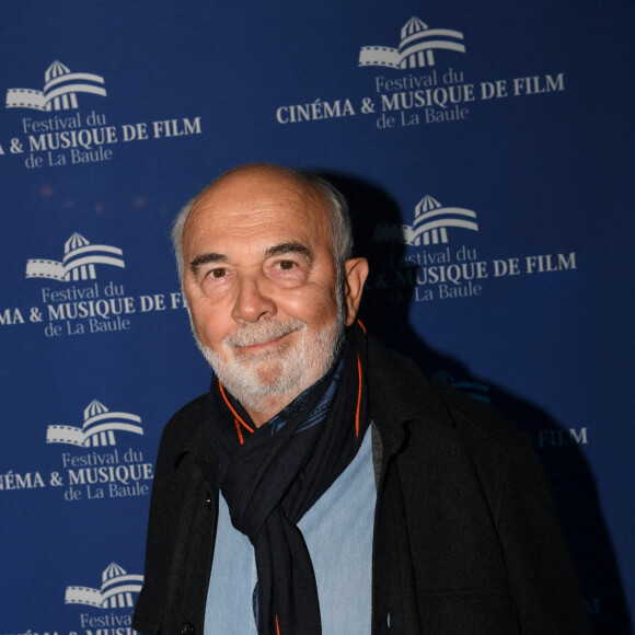 Gérard Jugnot - Photocall de la cérémonie de clôture du 8ème Festival du Cinéma et Musique de Film de La Baule le 3 juillet 2022. © Rachid Bellak/bestimage